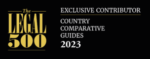 Legal 500 Country Comparative Guides 2023 - Exclusive Contributer