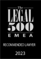 Legal 500 recommended lawyer 2023