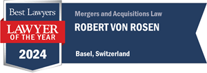 Best Lawyers 2024 - Lawyer of the Year - Robert von Rosen