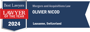 Best Lawyers 2024 - Olivier Nicod